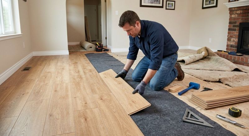 Laminate Floor Remodeling in Charlotte, NC