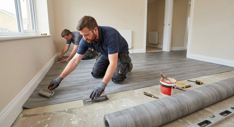 Sheet Linoleum Installation in Davidson, NC