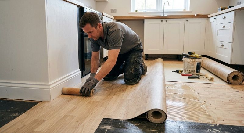 Sheet Linoleum Installation in Denver, NC